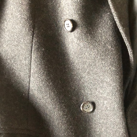 Black/Charcoal PIERRE CARDIN Men’s Wool Coat - Picture 3 of 12
